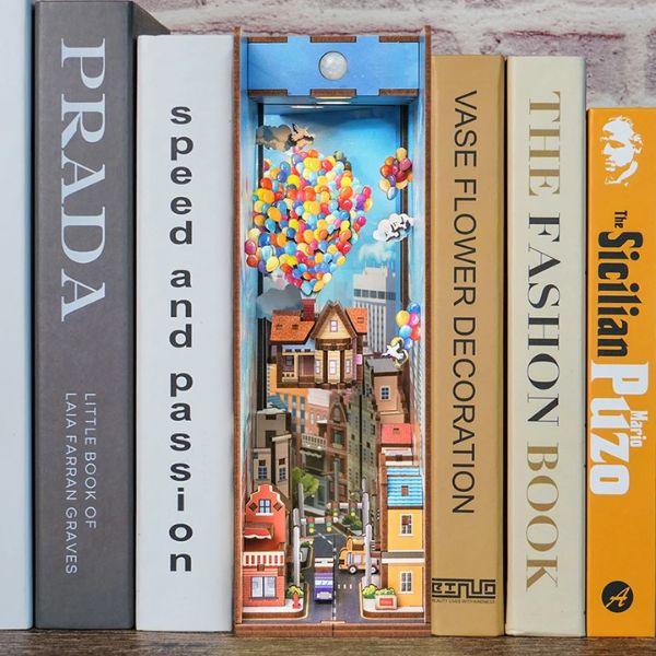 Book Nooks 3D con Luz LED