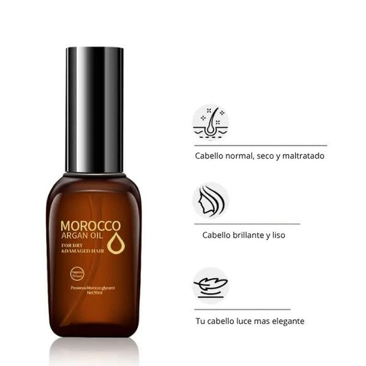 Aceite de Argán Morocco 50 ml para Cabello Seco y Maltratado