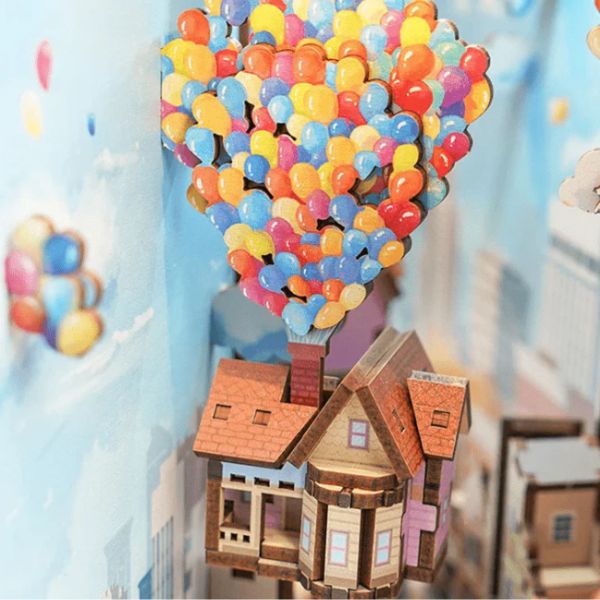 Miniatura 3D UP Casa con Globos – Kit DIY para Armar