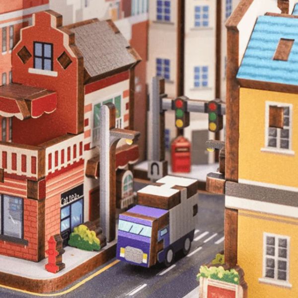 Miniatura 3D UP Casa con Globos – Kit DIY para Armar