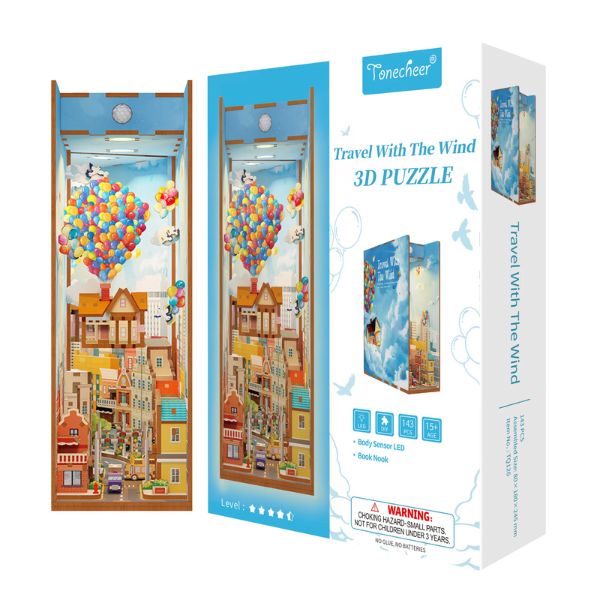 Miniatura 3D UP Casa con Globos – Kit DIY para Armar