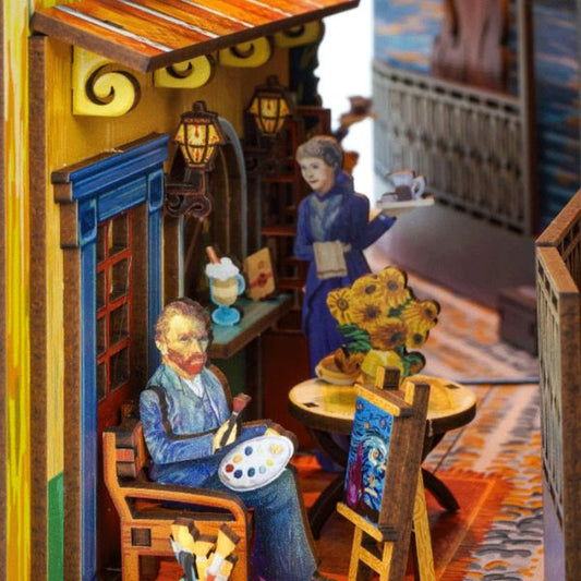 Book Nook 3D El Mundo de Vincent con Luz LED y Sensor