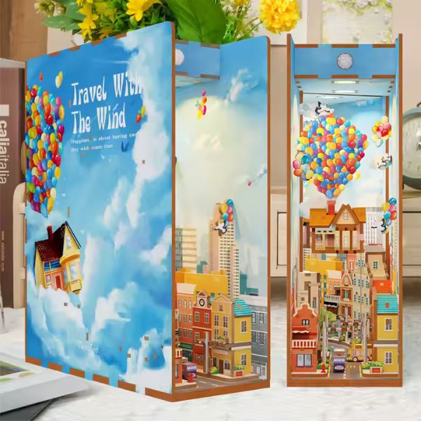 Miniatura 3D UP Casa con Globos – Kit DIY para Armar